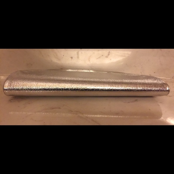 1950s unique true vintage silver clutch handbag♥️ - Picture 4 of 8